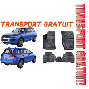Covorase auto Volkswagen Touareg I 2002-2010 Set presuri auto tip tavita