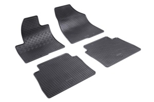 Covorase Hyundai Santa Fe II, SUV, din 04.2006 - 08.2012 si set 4 stickere protectie praguri Hyundai accesorii pentru autoturismul tau - masina v3494