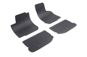 Covorase Seat Toledo II, Sedan, din 1999 - 2004 si set 4 stickere protectie praguri Seat accesorii pentru autoturismul tau - masina v4050