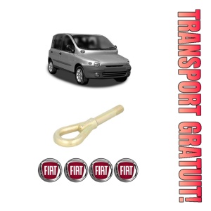 Cui carlig remorcare, tractare auto FIAT MULTIPLA (186_) din 1999-2010, Otel, Cri-Flo, 4 Stickere cu FIAT