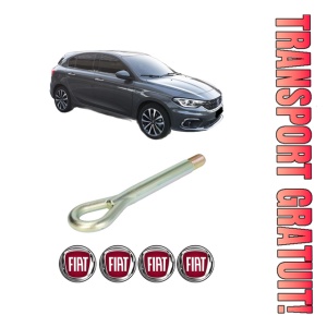Cui carlig remorcare, tractare auto FIAT TIPO Hatchback (356_, 357_) din 2016-2022, Otel, Cri-Flo, 4 Stickere cu FIAT