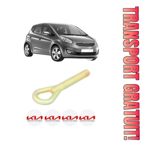Cui carlig remorcare, tractare auto KIA VENGA (YN) din 2010-2019, Otel, Cri-Flo, 4 Stickere cu KIA
