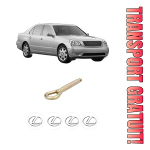 Cui carlig remorcare, tractare auto LEXUS LS (_F3_) din 2000-2006, Otel, Cri-Flo, 4 Stickere cu LEXUS