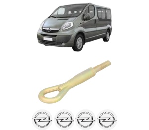 Cui carlig remorcare, tractare auto OPEL VIVARO A Bus (X83) din 2001-2014, Otel, Cri-Flo, 4 Stickere cu OPEL - Img 2