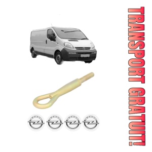 Cui carlig remorcare, tractare auto OPEL VIVARO A Van (X83) din 2001-2014, Otel, Cri-Flo, 4 Stickere cu OPEL