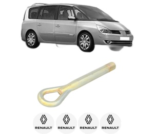 Cui carlig remorcare, tractare auto RENAULT ESPACE IV (JK0/1_) din 2002-2015, Otel, Cri-Flo, 4 Stickere cu RENAULT - Img 2