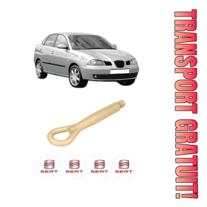 Cui carlig remorcare, tractare auto SEAT CORDOBA (6L2) din 2002-2009, Otel, Cri-Flo, 4 Stickere cu SEAT