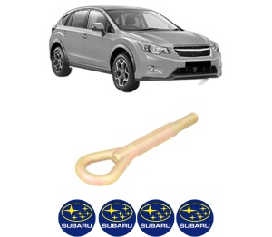 Cui carlig remorcare, tractare auto SUBARU XV (_GP_) din 2012-2017, Otel, Cri-Flo, 4 Stickere cu SUBARU - Img 2