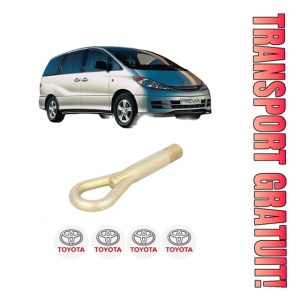 Cui carlig remorcare, tractare auto TOYOTA PREVIA II (_R3_) din 2000-2006, Otel, Cri-Flo, 4 Stickere cu TOYOTA