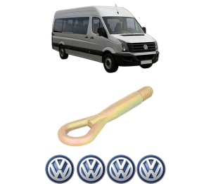 Cui carlig remorcare, tractare auto Volkswagen CRAFTER 30-35 Bus (2E_) din 2006-2016, Otel, Cri-Flo, 4 Stickere cu Volkswagen - Img 2