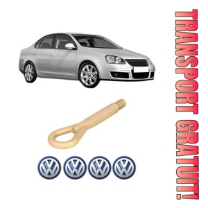 Cui carlig remorcare, tractare auto Volkswagen JETTA III (1K2) din 2004-2010, Otel, Cri-Flo, 4 Stickere cu Volkswagen