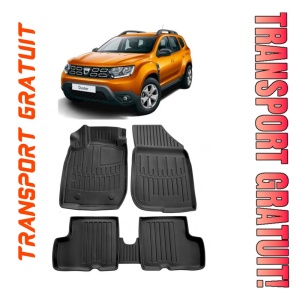 Dacia Duster 2Wd (2015-2018) Set covorase auto cauciuc G.Modern Line 3D