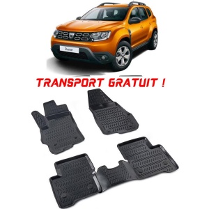 Dacia Duster 4X4 2017- Set 4 covorase auto din cauciuc tip tavita premium line 3D - Transport Gratuit! accesorii pentru autoturismul tau - masina v49319