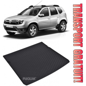 Dacia Duster Tavita pentru portbagaj din cauciuc, compatibila Dacia Duster I fabricatie 2010 - 12.2017, caroserie suv, 4x4