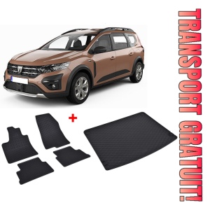 Dacia Jogger din 2022 - Prezent Combi *3 , Set Covorase + tavita portbagaj auto