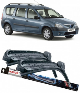 Dacia Logan Mcv Set 2 stergatoare parbriz Bosch Aerotwin 600/475mm compatibile cu Dacia LOGAN MCV (KS_) (2007-2013) (50 cm / 50 cm) accesorii pentru autoturismul tau - masina v118587