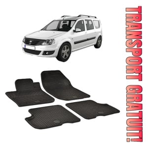 Dacia MCV (2008 -2012) Set 4 covorase auto cauciuc Urban Line