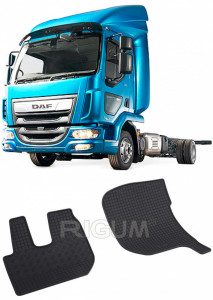 Daf Lf Euro 6, Cargo, fabricat din 2013 - Prezent, set covorase auto dedicate, din cauciuc 100% Premium accesorii pentru autoturismul tau - masina v154913