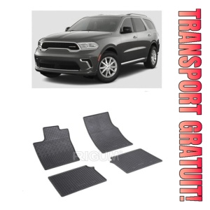 Dodge Durango 3 Wk2 Facelift 2 fabricat din 2021 - Prezent, Suv, set covorase auto dedicate, din cauciuc 100% Premium