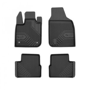 Fiat 500 Electric Din 11.2020 - Prezent, Hatchback, Electric , Set Covorase Auto Tip Tavita Premium 3D, din cauciuc accesorii pentru autoturismul tau - masina v167789