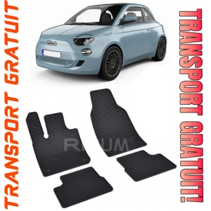Fiat 500 Electric fabricat din 11.2020 - Prezent, Hatchback, Electric, set covorase auto dedicate, din cauciuc 100% Premium