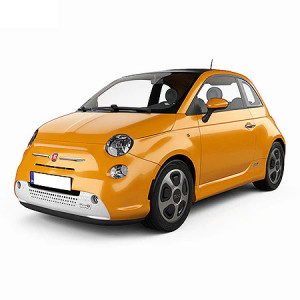 Fiat 500E I Electric Din 2015 - 2020, Hatchback , Set Covorase Auto Tip Tavita Premium 3D, din cauciuc accesorii pentru autoturismul tau - masina v163876