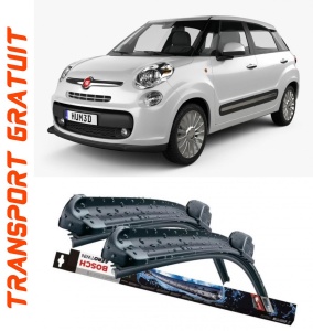 Fiat 500L Set 2 stergatoare parbriz Bosch Aerotwin 600/475mm compatibile cu Fiat 500L (351_, 352_) (2012-2018) (65 cm / 38 cm) accesorii pentru autoturismul tau - masina v114272