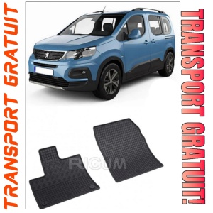Fiat Doblo III fabricat din 07.2022 - Prezent, Van, 2 Locuri, set covorase auto dedicate, din cauciuc 100% Premium