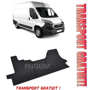 Fiat Ducato II, Van, fabricat din 2002 - 2006, 3 Locuri, set covorase auto dedicate, din cauciuc 100% Premium - Transport Gratuit - Img 1