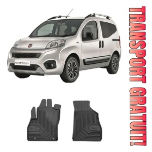 Fiat Fiorino III Din 06.2008 - Prezent, Van, 2 Locuri , Set Covorase Auto Tip Tavita Premium 3D, din cauciuc