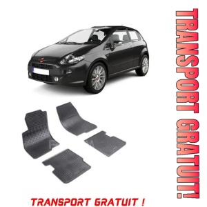 Fiat Punto EVo, Hatchback, fabricat din 2009 - 2012, set covorase auto dedicate, din cauciuc 100% Premium - Transport Gratuit