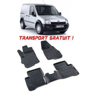 Ford Connect I 2002-2013 Set 2 Covorase Auto (Fata) Cauciuc Tip tavita Premium Line 3D - Transport Gratuit! accesorii pentru autoturismul tau - masina v49174