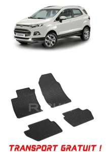 Ford Ecosport, Suv, fabricat din 02.2018 - Prezent, set covorase auto dedicate, din cauciuc 100% Premium - Transport Gratuit accesorii pentru autoturismul tau - masina v39908