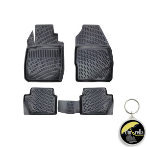Ford Fiesta V 2002-2008 Set 4 covorase auto din cauciuc tip tavita premium line 3D accesorii pentru autoturismul tau - masina v241933