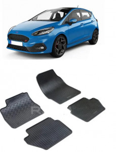Ford Fiesta VI, Hatchback, fabricat din 10.2008 - 06.2017, set covorase auto dedicate, din cauciuc 100% Premium accesorii pentru autoturismul tau - masina v158374