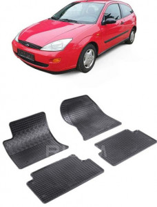 Ford Focus I, Hatchback, fabricat din 1998 - 2004, set covorase auto dedicate, din cauciuc 100% Premium accesorii pentru autoturismul tau - masina v155194
