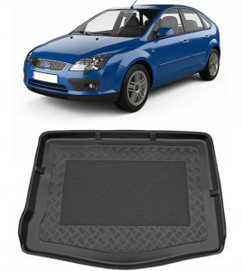 Ford Focus II Hatchback din 2004 - 02.2011, Tavita Pentru Portbagaj Lux Premium Dedicata, Roata Rezerva Normala *1 accesorii pentru autoturismul tau - masina v190999