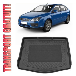 Ford Focus II Hatchback din 2004 - 02.2011, Tavita Pentru Portbagaj Lux Premium Dedicata, Roata Rezerva Normala *1