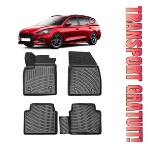 Ford Focus IV 2018-2025 Set 4 covorase auto din cauciuc tip tavita premium line 3D