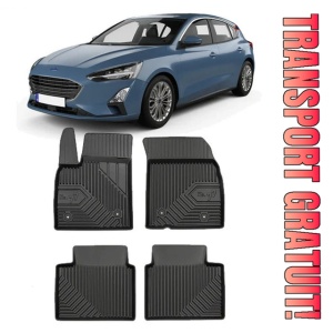 Ford Focus IV Din 09.2018 - Prezent, Combi , Set Covorase Auto Tip Tavita Premium 3D, din cauciuc