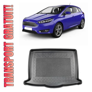 Ford Focus IV Mhev Hatchback din 07.2020 - Prezent, Tavita Pentru Portbagaj Lux Premium Dedicata, Portbagaj Inferior Roata Rezerva Ingusta *2