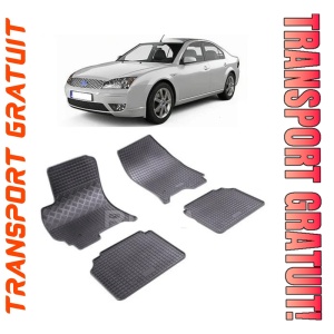 Ford Mondeo III, Hatchback, fabricat din 2001 - 08.2007, set covorase auto dedicate, din cauciuc 100% Premium