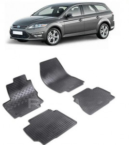 Ford Mondeo IV, Combi, fabricat din 09.2007 - 12.2014, set covorase auto dedicate, din cauciuc 100% Premium accesorii pentru autoturismul tau - masina v156182
