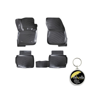Ford Mondeo V 2014- Set 4 covorase auto din cauciuc tip tavita premium line 3D accesorii pentru autoturismul tau - masina v243112