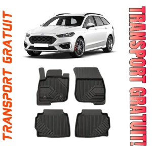 Ford Mondeo V Din 01.2015 - Prezent, Combi , Set Covorase Auto Tip Tavita Premium 3D, din cauciuc