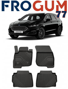 Ford Mondeo V Din 01.2015 - Prezent, Hatchback , Set Covorase Auto Tip Tavita Premium 3D, din cauciuc accesorii pentru autoturismul tau - masina v168483