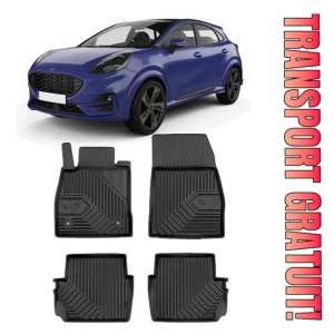 Ford Puma Din 10.2019 - Prezent, Suv , Set Covorase Auto Tip Tavita Premium 3D, din cauciuc