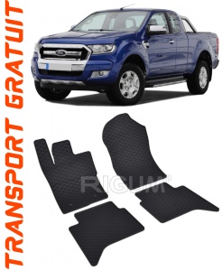 Ford Ranger set covorase auto dedicate, din cauciuc dedicate Ford Ranger fabricatie 2023 - prezent, caroserie pick-up accesorii pentru autoturismul tau - masina v112206