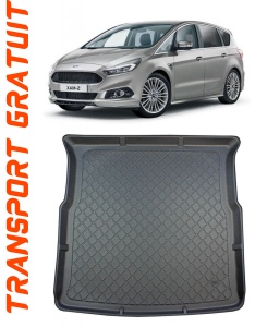 Ford S-Max Van din 2006-Prezent 7 Locuri (Al Treilea Rand Ridicat) - Portbagaj Mic *1 , Tavita Pentru Portbagaj Lux Premium Dedicata, accesorii pentru autoturismul tau - masina v205179