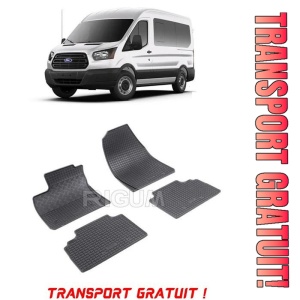 Ford Transit Courier, Van, fabricat din 01.2014 - Prezent, 5 Locuri, set covorase auto dedicate, din cauciuc 100% Premium - Transport Gratuit - Img 1